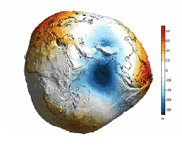 ▲水資源盡失的地球模型 ▲水資源盡失的地球模型